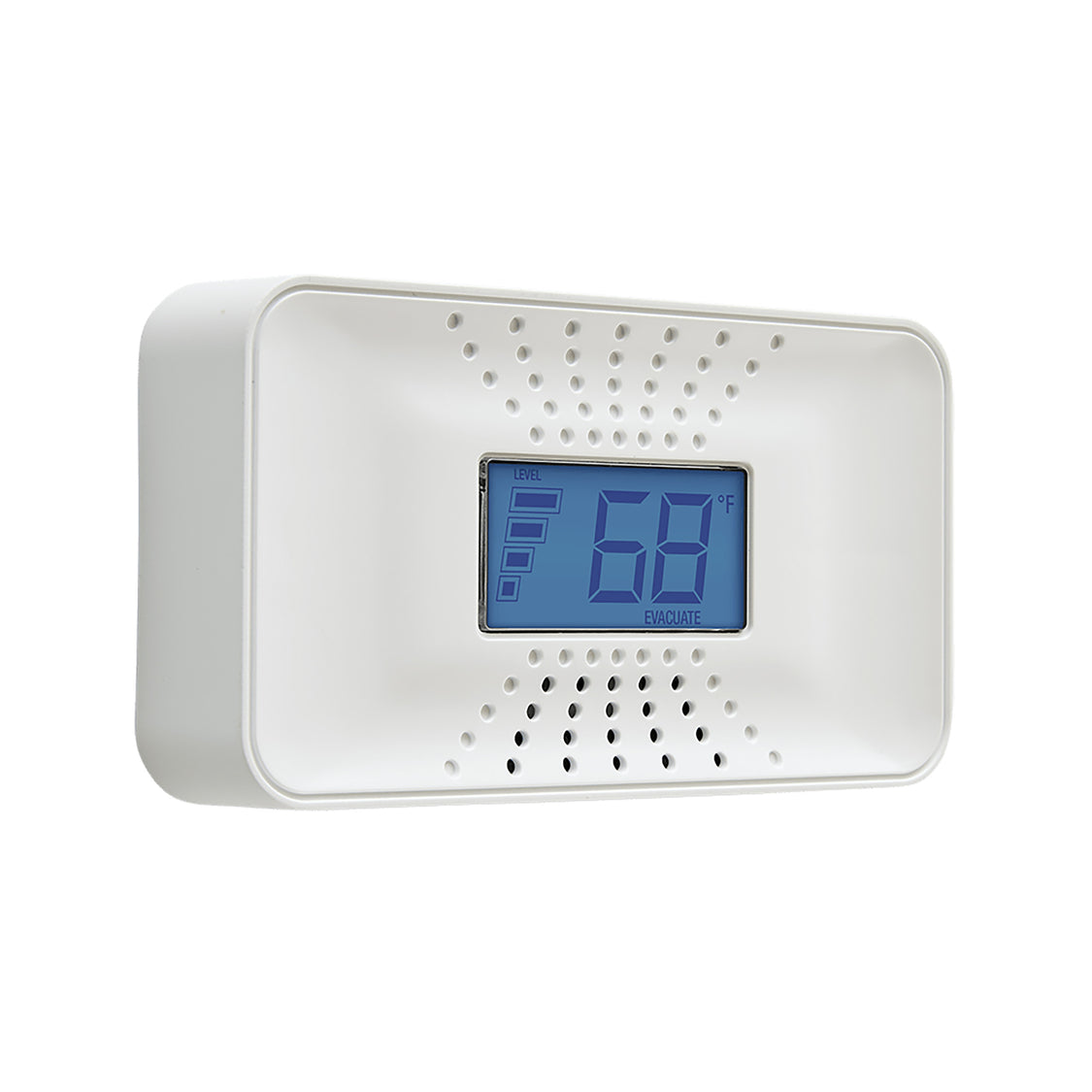 Carbon Monoxide Alarm With 10-Year Battery and Digital Temperature Display