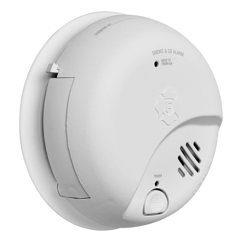 Interconnect Hardwire 2-in-1 Smoke & Carbon Monoxide Alarm With Battery Backup