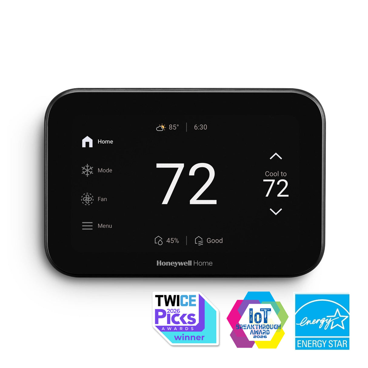 X8S Smart Thermostat in Black